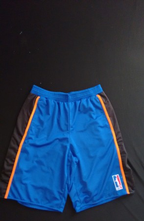 BERMUDA BASQUETE AZUL, LARANJA E PRETO (G & GG)